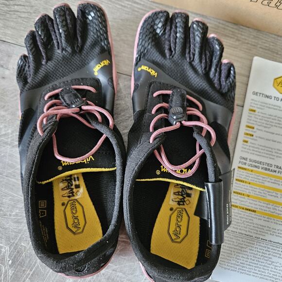 Vibram Fivefingers KSO EVO Black/Rose Womens EU size 36 = US 6.5-7 New w/box - Picture 8 of 16
